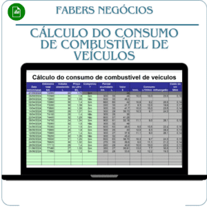 Planilha Cálculo do consumo de combustível de veículos em Excel