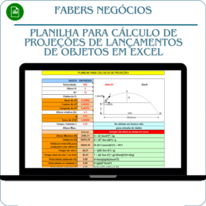 Planilha para Cálculo de Projeções de Lançamentos de objetos em Excel