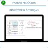 Planilha Resistência à torção em Excel